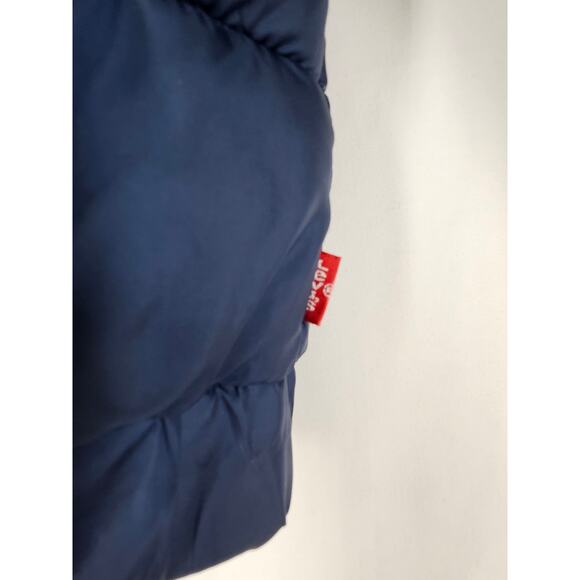 LEVI STRAUSS & CO Boys 4T Blue with Red/White/Blue Striped Puffer Jacket Levi's - Picture 5 of 13